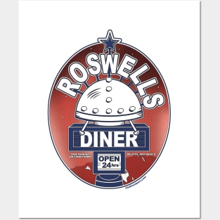 Roswell's Diner Souvenir T-shirt Posters and Art